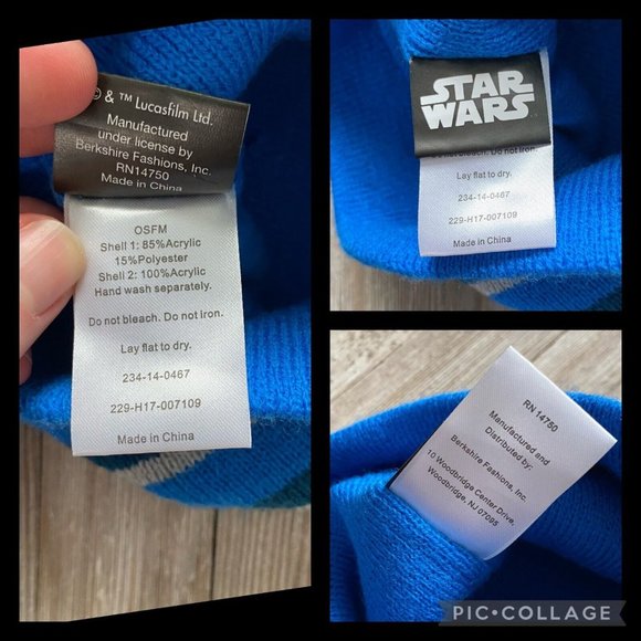 Star Wars Boys Kid OSFM One Size Fits Most BB-8 Stripe Knit Beanie Force Awakens - Picture 12 of 12